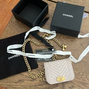 Chanel belt bag light purple